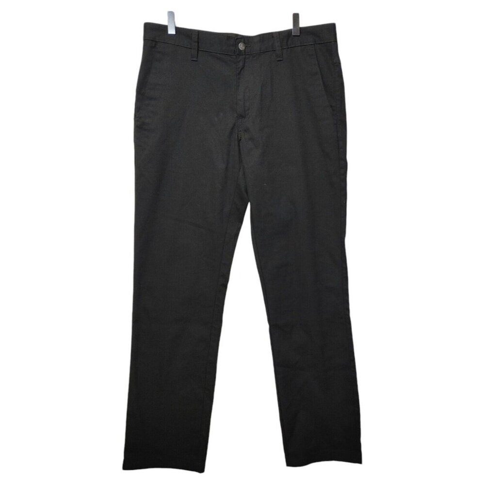 Volcom Chino Pants Slim Fit Black Men's Size 34 Excellent Condition
